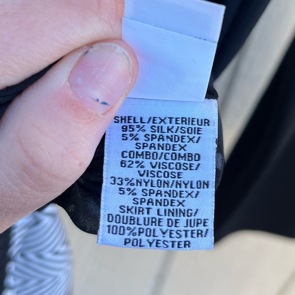 Diane Von Furstenberg Gianna Faux Wrap Silk Blend Dress Size 2 - Picture 10 of 11